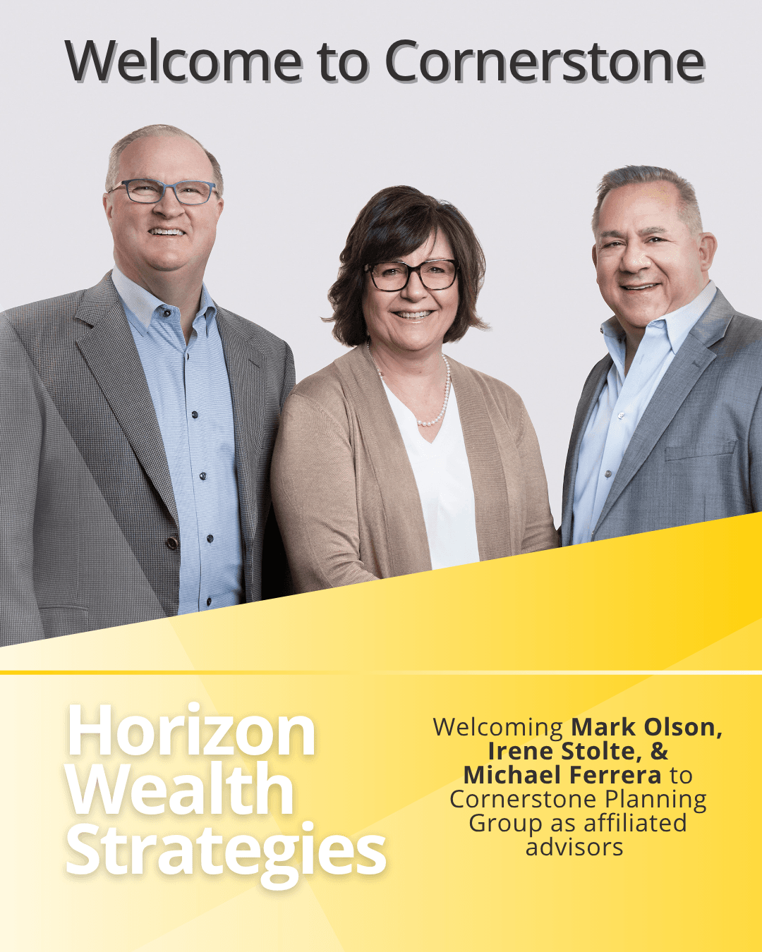 Horizon Wealth Strategies Joins Cornerstone Planning Group